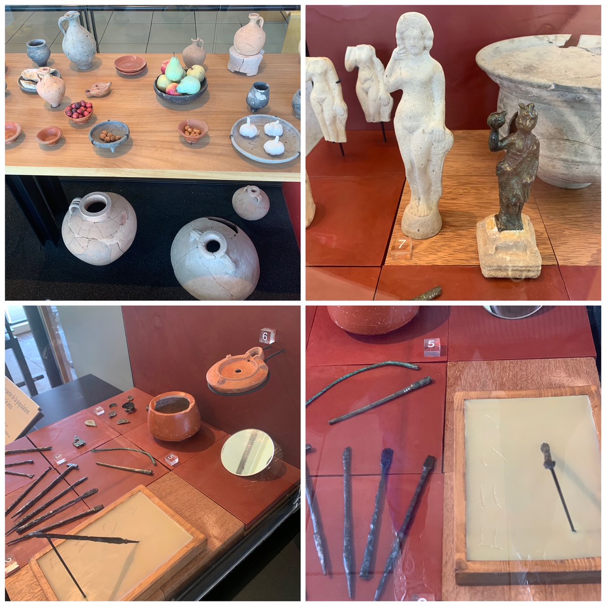 CurieBernay's tweet photo. 🛖🏟️"Pour savoir où nous allons...il faut savoir d'où nous venons..."Retour vers le passé pour nos 5ème avec la visite du site archéologique Vieux la Romaine.🛖🏟️ Des ateliers plébiscités par tous,élèves et enseignants. Merci à l'équipe de Lettres pour ce beau voyage @MoncadaFra https://t.co/n4Py4B9yXE