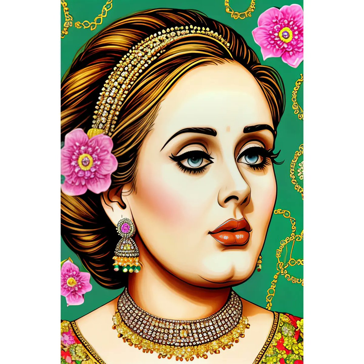 ai_divas's tweet photo. 🔥🔥What if Raja Ravi Varma painted Adele🔥🔥🔥
Follow for more posts..

#ai #aiart #ai_divas #desigirl #stablediffusion #midjourney #openai #dalle2 #sareelove #aiartcommunity #aiartist #aiartgallery #aiartwork #aiartdaily  #ravivarma #ravivarmapaintings #adele #whatif #india https://t.co/6kyEXSI4Ke