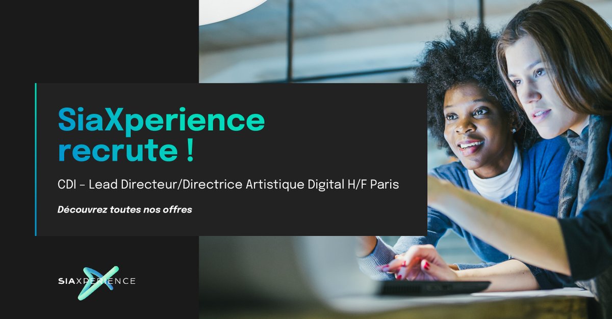 Rejoignez SiaXperience en tant que #Digital Artistic Director ! Intégrez un environnement de travail dynamique et international, afin de créer, concevoir et réaliser des interfaces digitales avec des projets impactants et créatifs. tinyurl.com/4n3n4z8h