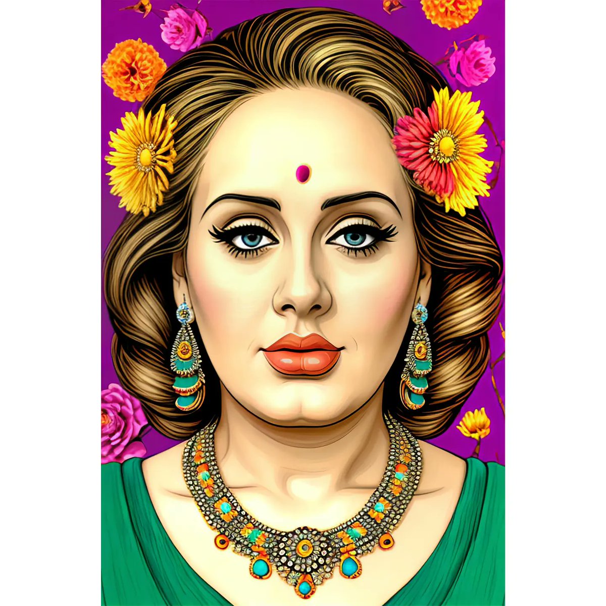 ai_divas's tweet photo. 🔥🔥What if Raja Ravi Varma painted Adele🔥🔥🔥
Follow for more posts..

#ai #aiart #ai_divas #desigirl #stablediffusion #midjourney #openai #dalle2 #sareelove #aiartcommunity #aiartist #aiartgallery #aiartwork #aiartdaily  #ravivarma #ravivarmapaintings #adele #whatif #india https://t.co/6kyEXSI4Ke