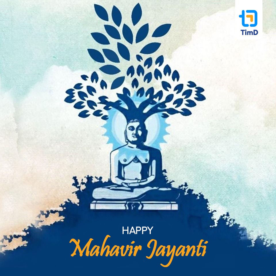 TimDAgency's tweet photo. "It is better to win over the self than to win over a million enemies." – Lord Mahavira

TimD wishes all a very Happy Mahavir Jayanti.

​#MahavirJayanti #MahavirJayanti2023 #Mahavir #jainism #jain

#TimDWishes #TimDigital #TimD #LetsGrowTogether https://t.co/DUzM3KOthH