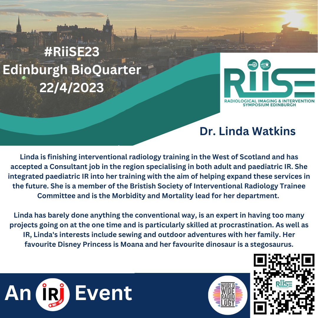 RiiSE (@riisedinburgh) on Twitter photo #RiiSE23 Speaker Announcement: Dr. Linda Watkins (<a href="/RadDrWat/">Linda Watkins</a>) will be joining us for this year’s event to talk about her experience integrating paediatric IR into her training. Don’t miss out - register now: RiiSEdinburgh.com #RiiSE23 Speaker Announcement: Dr. Linda Watkins (<a href="/RadDrWat/">Linda Watkins</a>) will be joining us for this year’s event to talk about her experience integrating paediatric IR into her training. Don’t miss out - register now: RiiSEdinburgh.com