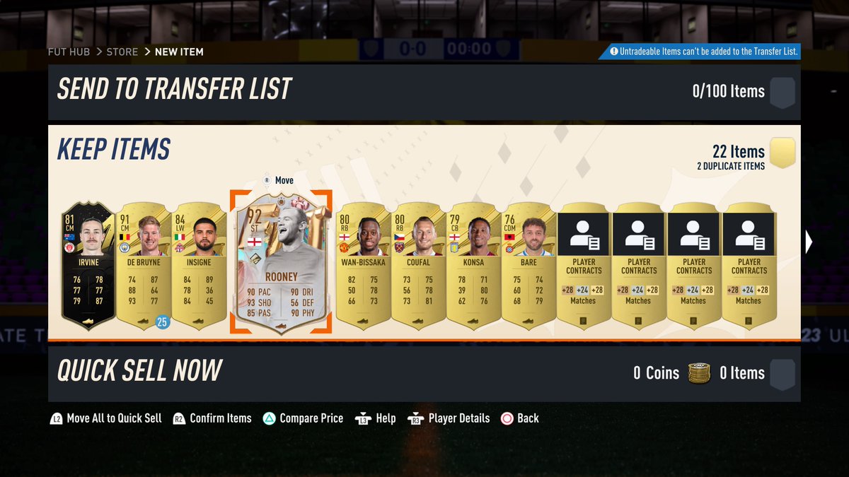 Open your prime gaming pack.  #FIFA23