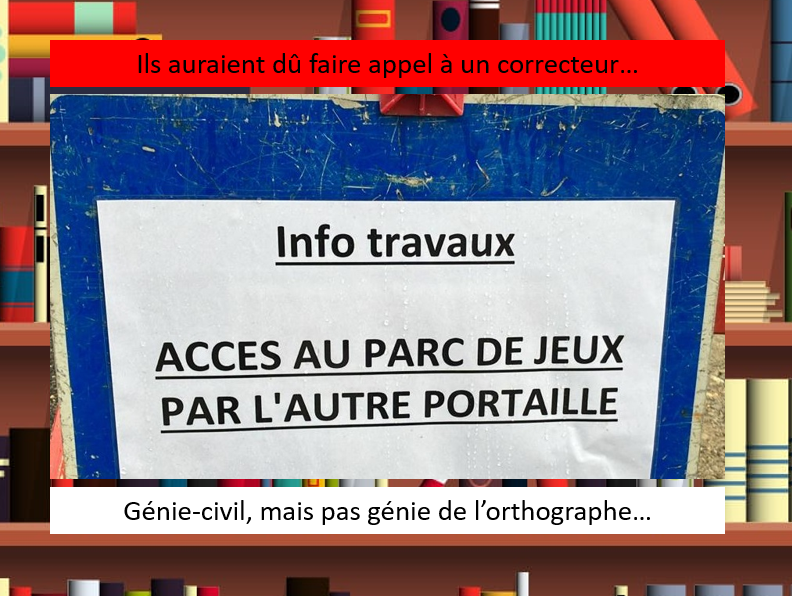 giroudcorrect's tweet photo. La faute du mardi, vous aviez oublié c'est ça ?
On trouve même des fautes dans la rue.

Et si vous désirez éviter ce genre de faute dans vos documents officiels ou romans... une adresse : https://t.co/TXyXfBlDR7

#correction #français #orthographe #grammaire https://t.co/XPmqEADEfX
