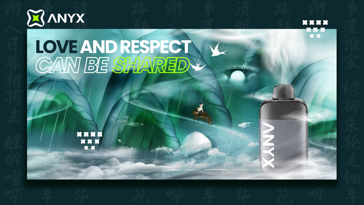 anyx_global's tweet photo. As we gather to pay homage to our forefathers on this Ching Ming Festival, ANYX Max reminds us that love and respect can be shared through the power of vaping. ❤️💨🙏
https://t.co/vMy4XDyEwA
#ChingMingFestival #ANYXPro #VapeLove #VapeRespect #CloudChaser #SensitCoil https://t.co/ycc3q9Q7aS