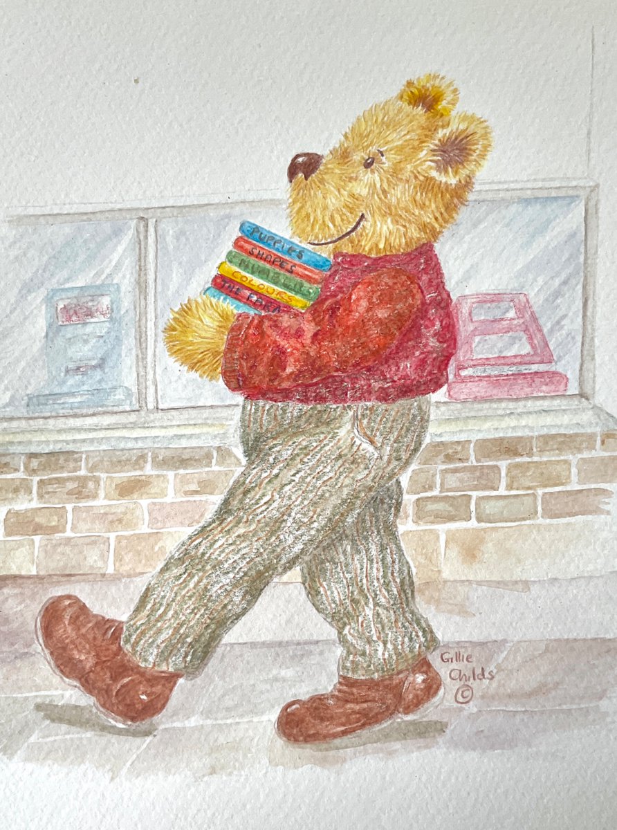 George was thrilled that Charlie liked books so much.
He went to the book shop and bought as many picture books as he could carry.
#CharlieAllshapes #childrensstory #loveofbooks