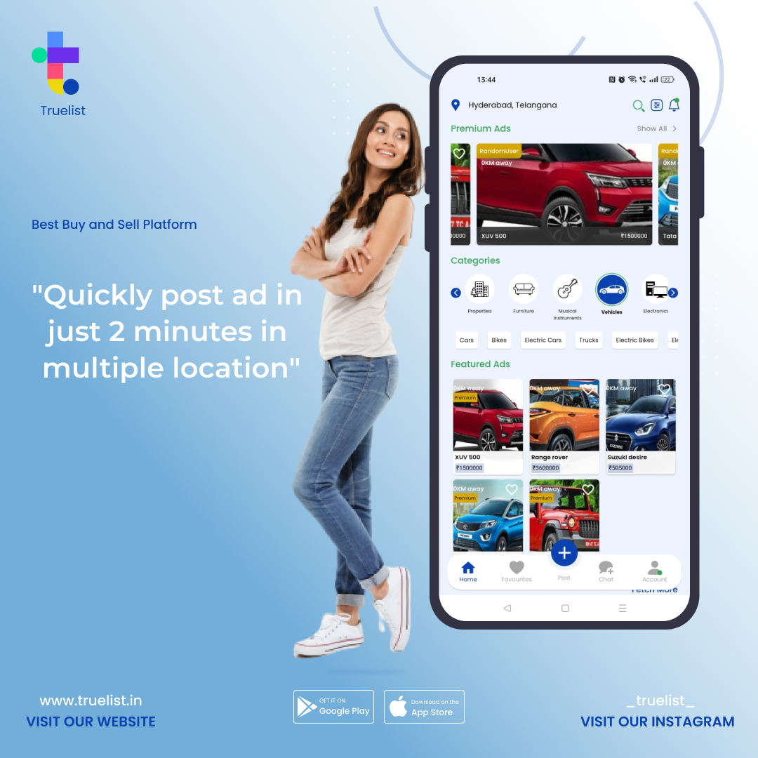 Now Truelist App is available in multiple languages, plus get cashback for posting your ads.