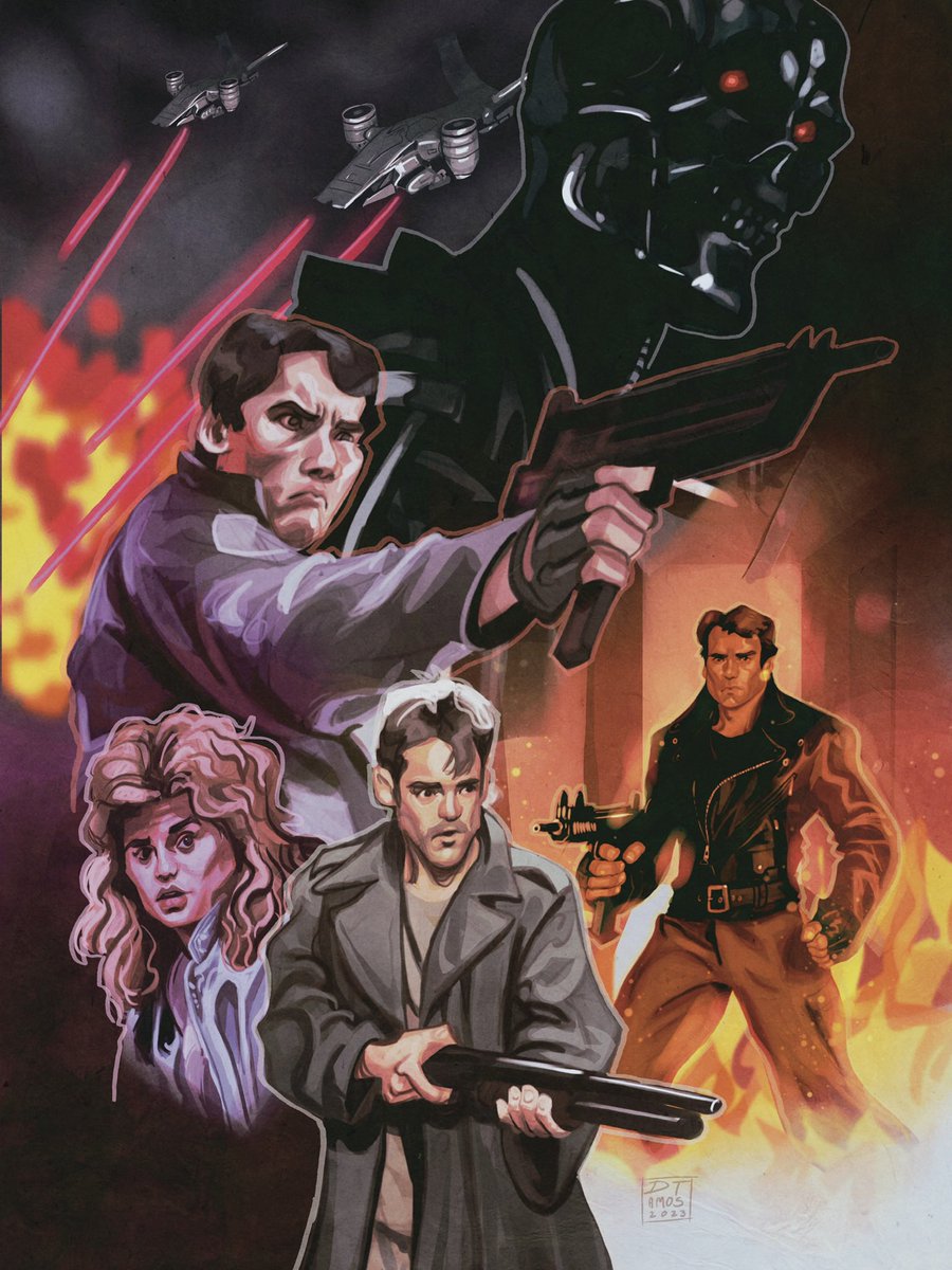 devonneamos's tweet photo. The Terminator.  Drawn and painted in @Procreate  #artwork #illusrtationart https://t.co/0yqNGHSzrF