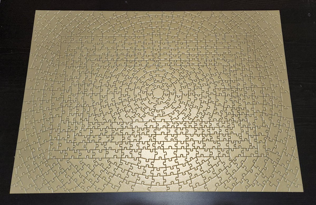 TheMajorSam's tweet image. I finished the gold Ravensburger Krypt puzzle! Thoroughly enjoyable 👏