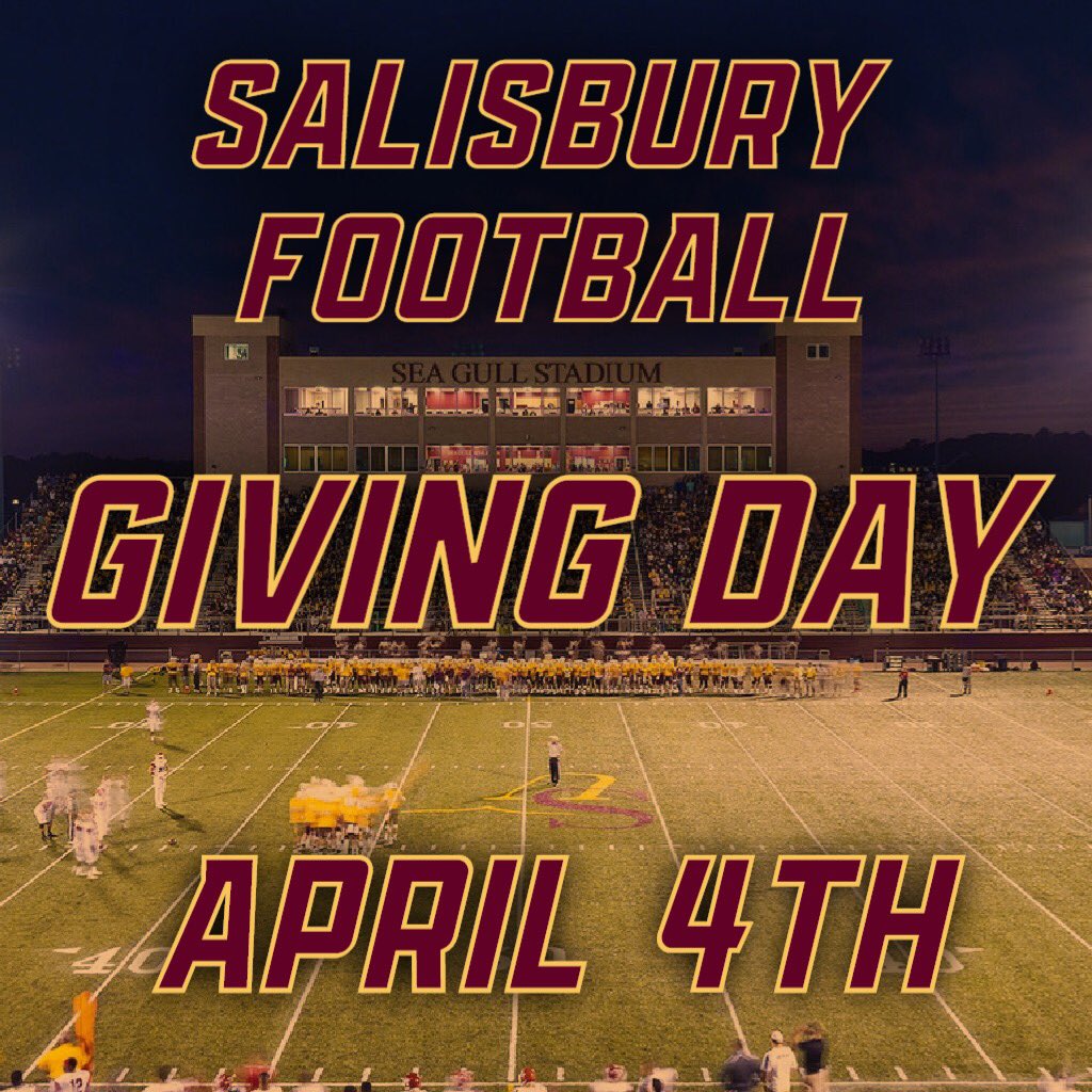 It’s Giving Day!
Use the link below to make your contribution. Thank you for your support. 
#GoGulls #GoldPride

givingday.salisbury.edu/campaigns/foot…