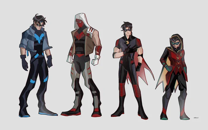 took some inspiration from the scrapped Gotham knights designs 