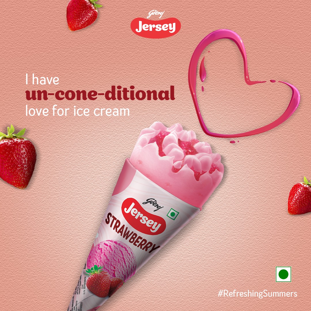 godrejjersey's tweet photo. The warmth of this love makes the ice cream melt
#GodrejJersey #RefreshingSummers #jerseyicecream #cones https://t.co/nxCcYIuJZF
