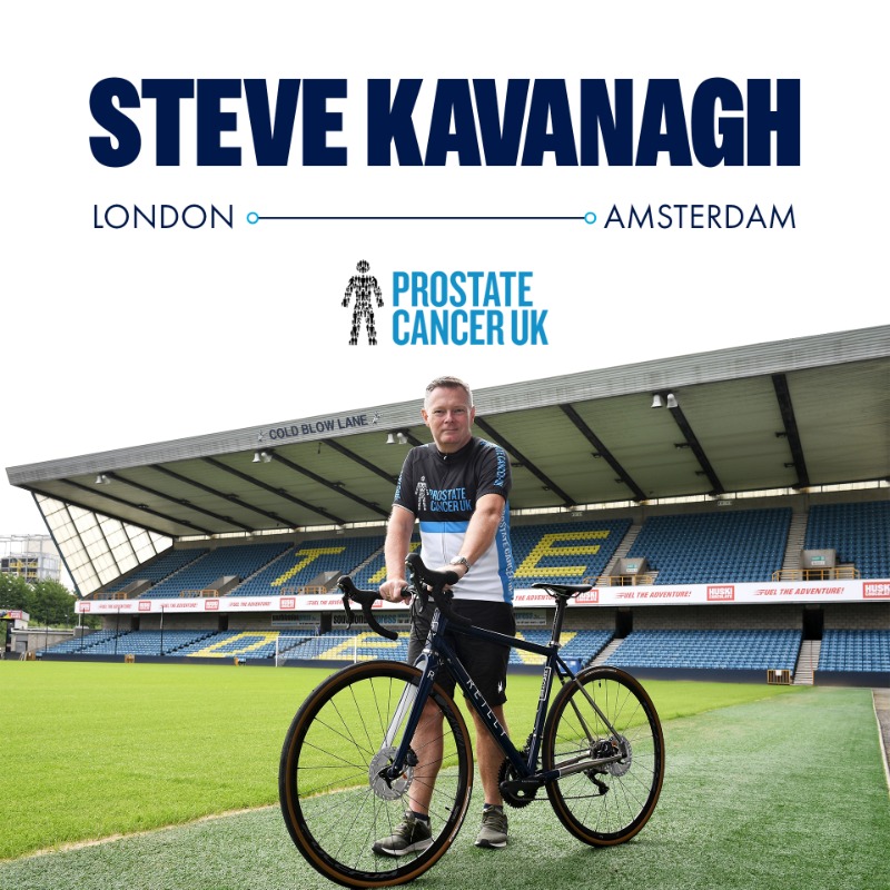 MillwallFC's tweet photo. 💙 A charity close to Steve Kavanagh's heart...

🚴 The #Millwall CEO is set to cycle to Amsterdam this June, and you can donate below!