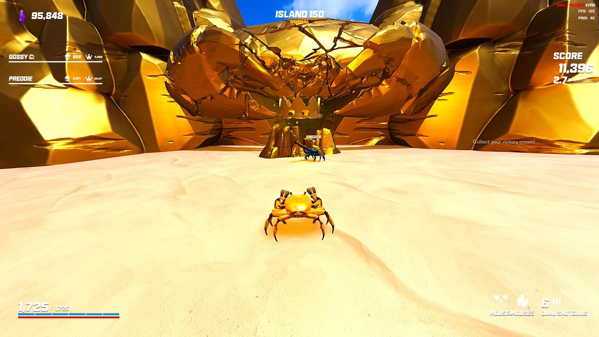 preddiegood's tweet image. best rogue like game made by a singular developer @CrabChampions 🦀🦀🦀🦀
