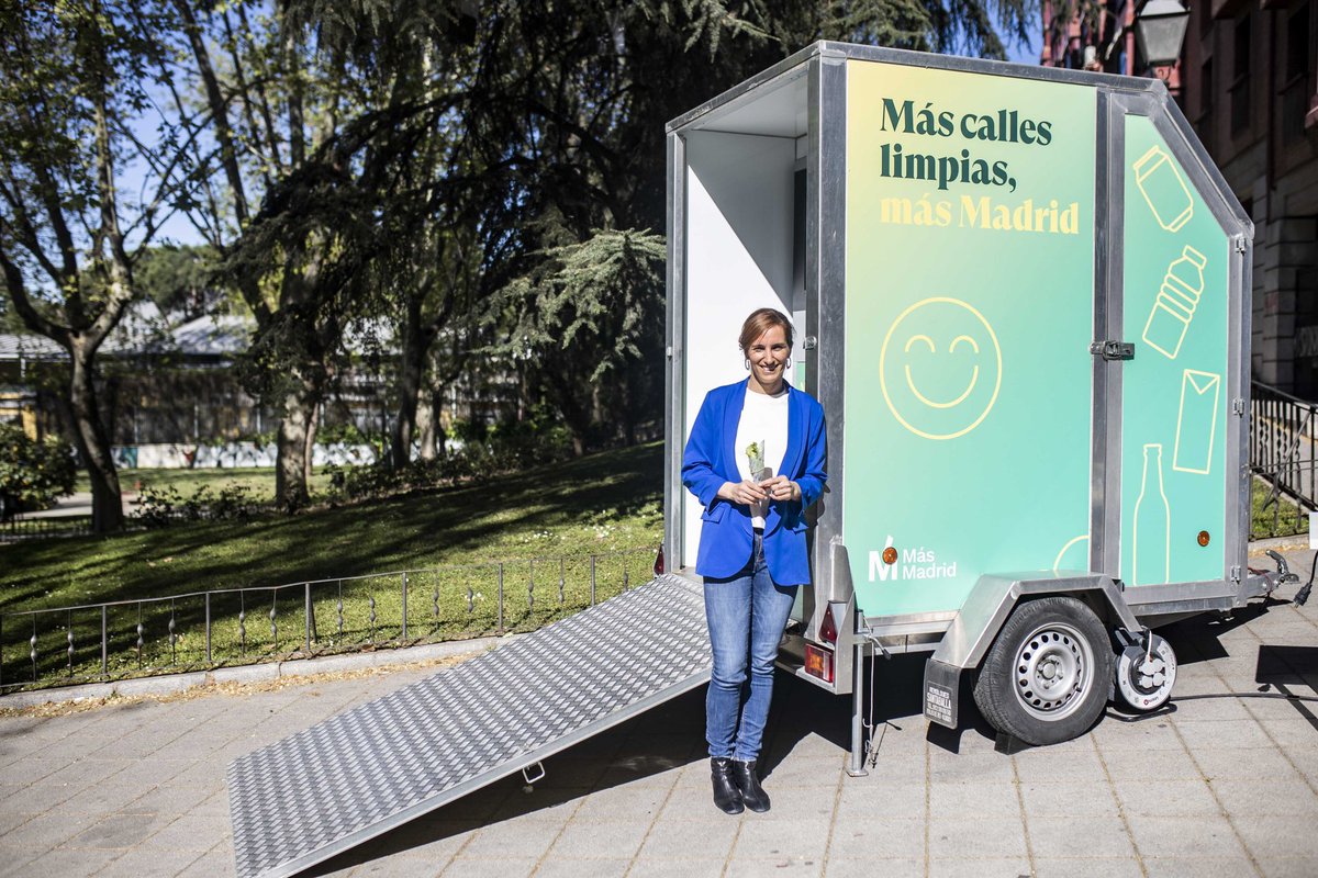 alodiaperez's tweet image. Hoy se convocan oficialmente las elecciones del 28M, y para mi no puede ser mejor, vuelvo a mi raíz, imaginando ciudades y pueblos más limpios con menos residuos. Nos imaginamos cómo sería tener #SDDR en Madrid, y a partir de mayo dejamos de imaginar y lo hacemos realidad 💚.