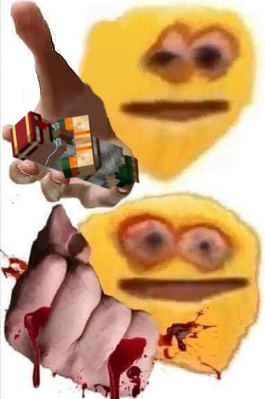 MinecraftMeme16's tweet photo. When your 27th librarian villager doesn't have mending https://t.co/R1NNGd72oK