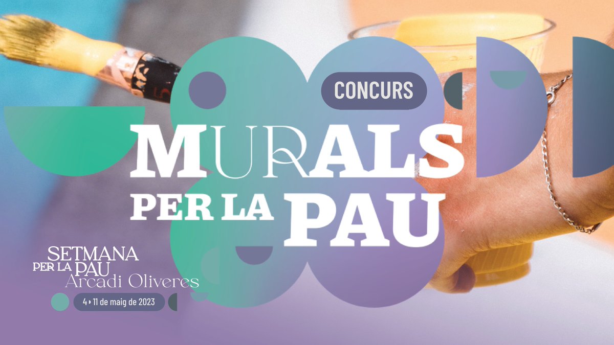 #SetxPau | ÚLTIMA HORA! Si encara no has enviat la teva proposta pel concurs de murals per la pau, fes-ho ja! És l’última oportunitat que tindràs, així que no t’ho pensis més.
Aquí tens l’enllaç per a la inscripció! 
justiciaipau.org/setmanaperlapa…