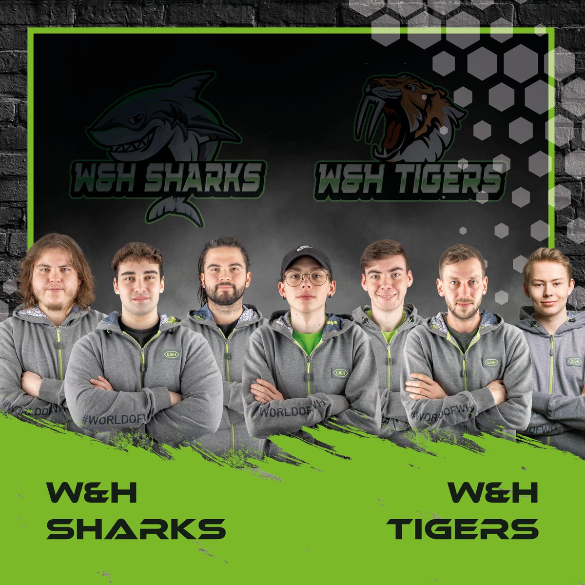 esport_wh's tweet photo. Am heutigen Dienstag gibt's ein echtes Highlight 🤩 Unsere SHARKS 🦈 treten in einem Showmatch gegen unsere TIGERS 🐯 an! Seid live dabei um 20 Uhr auf Twitch 🚀 #goSHARKS #goTIGERS
#whesports #whsharks #whtigers #whgaming #rocketleague https://t.co/JK7jbkkTDK