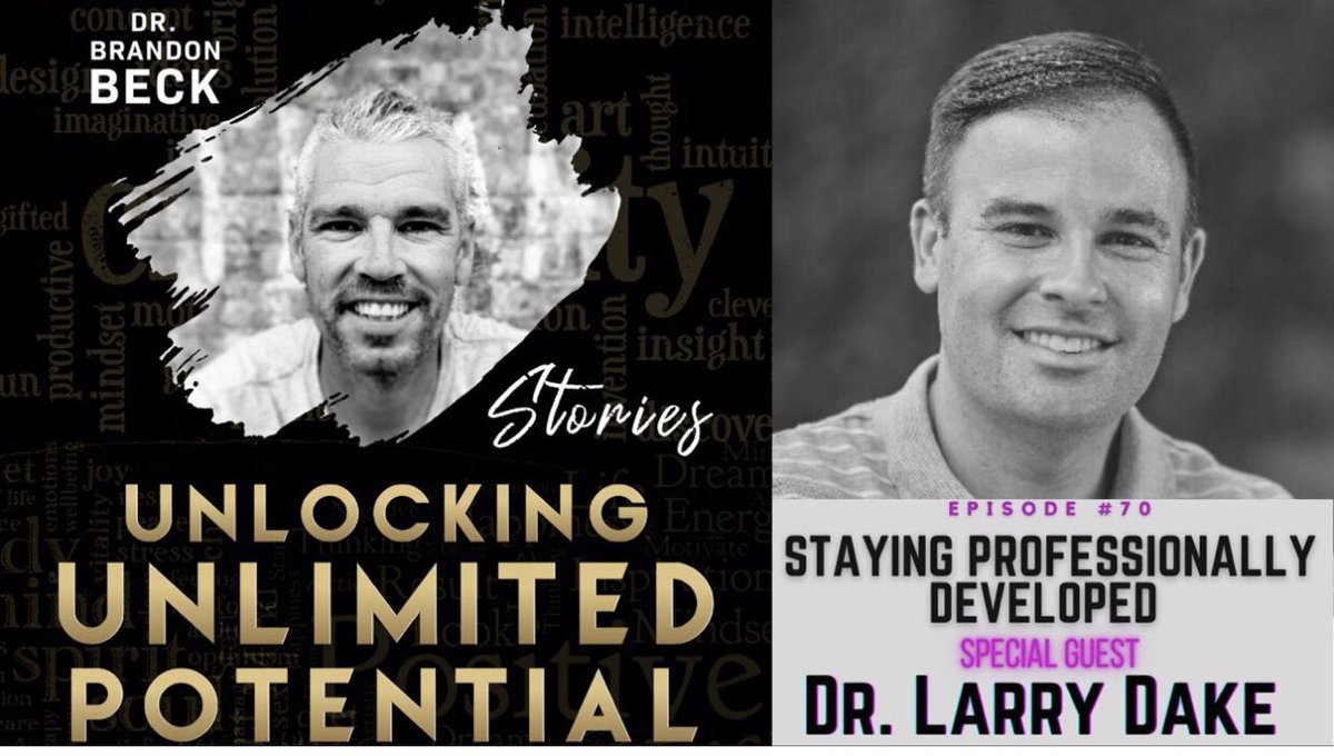 @BinghamtonCSD Proud Patriot here! Check out #UUPotential Stories Show E70 is out with our own Assistant Superintendent, author, & #SAANYSchat host: Dr. Larry Dake

“Staying Professionally Developed”

👉🏼 lnkd.in/ekMCGvHP