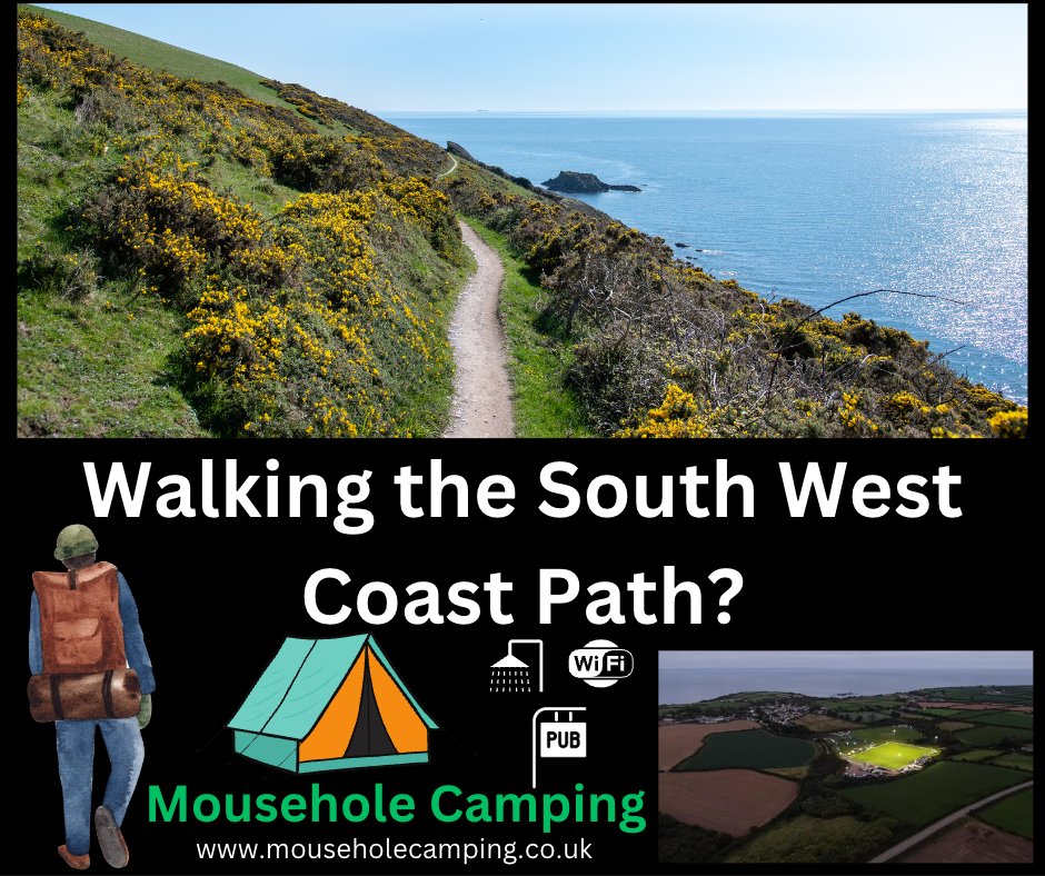If you're walking <a href="/swcoastpath/">South West Coast Path Association</a> - and looking to camp near #Mousehole, our site is just a short walk from the village. We offer all the necessary facilities -  toilets, showers, washing-up. You're sure of a warm welcome after a long day's walk &amp; a great pub just down the road