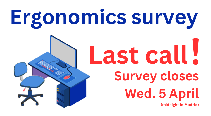 Language professionals, have you completed my ergonomics survey?
No??? Hurry! The survey closes tomorrow, 5 April.

Click the link ⤵️ ec.europa.eu/eusurvey/runne…
and please retweet!

#ergonomics #translation #amediting #xl8