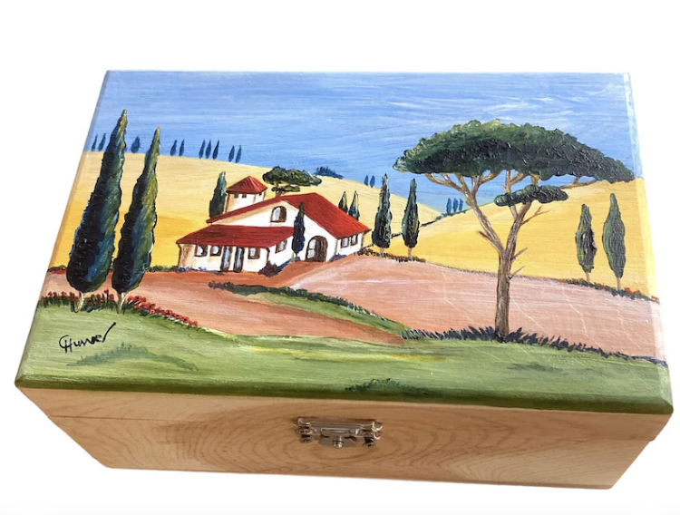 ChristineHuwer's tweet photo. Endlich #online bei ETSY. WERBUNG ©Christine Huwer https://t.co/ETZqopbhy2
#Tuscany #Toskana #Toscana #Holzbox #Box #Valdorcia #Schmuckkasten #fotobox #Geschenkidee #Mitbringsel #Muttertag #Unikat #Dekorationsidee #Landschaftsmalerei #Pinien #Zypressen #Pienza #handbemalt #Deko https://t.co/TJ3YGINnbE