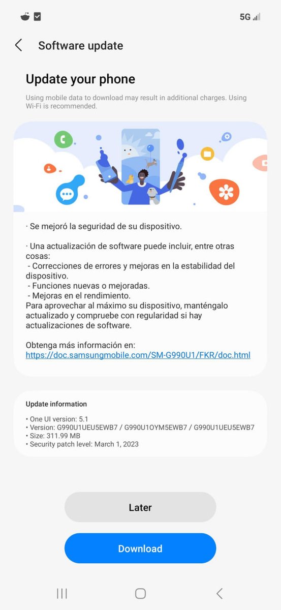 Samsung Software Updates on Twitter "Samsung Galaxy S21 FE March 2023