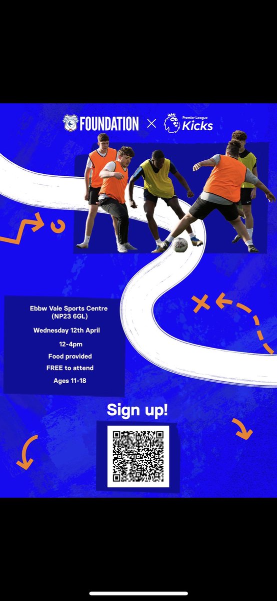 Kicks Camp!! ⚽️⚽️⚽️ The QR code to sign up for this day should now be up and running guys 😊 A great chance for those looking to sharpen up their skills and try them out in some fast paced matches!! 🙌 Lunch included!! 🥪 Sign up using the QR!!