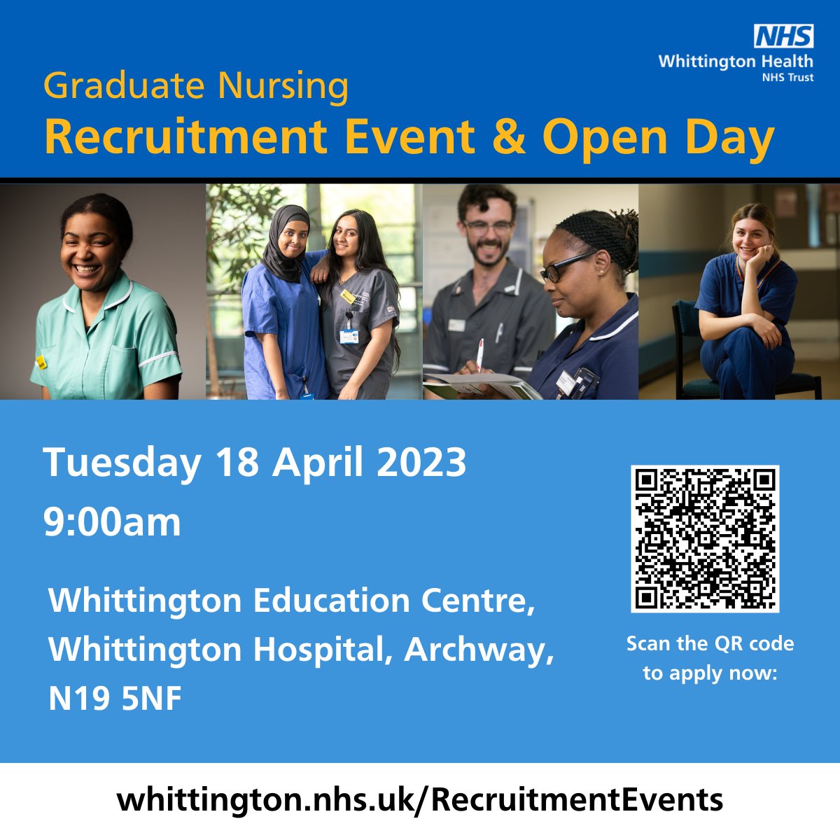 WhitHealth's tweet photo. 📢 Two weeks to go 📢

Secure your spot now at our graduate nursing recruitment event and open day! 

You may even leave with a job offer 🎉

Visit our website to learn more and apply now 👇
https://t.co/8MxYyEIsJp https://t.co/3fpTMlnRvF