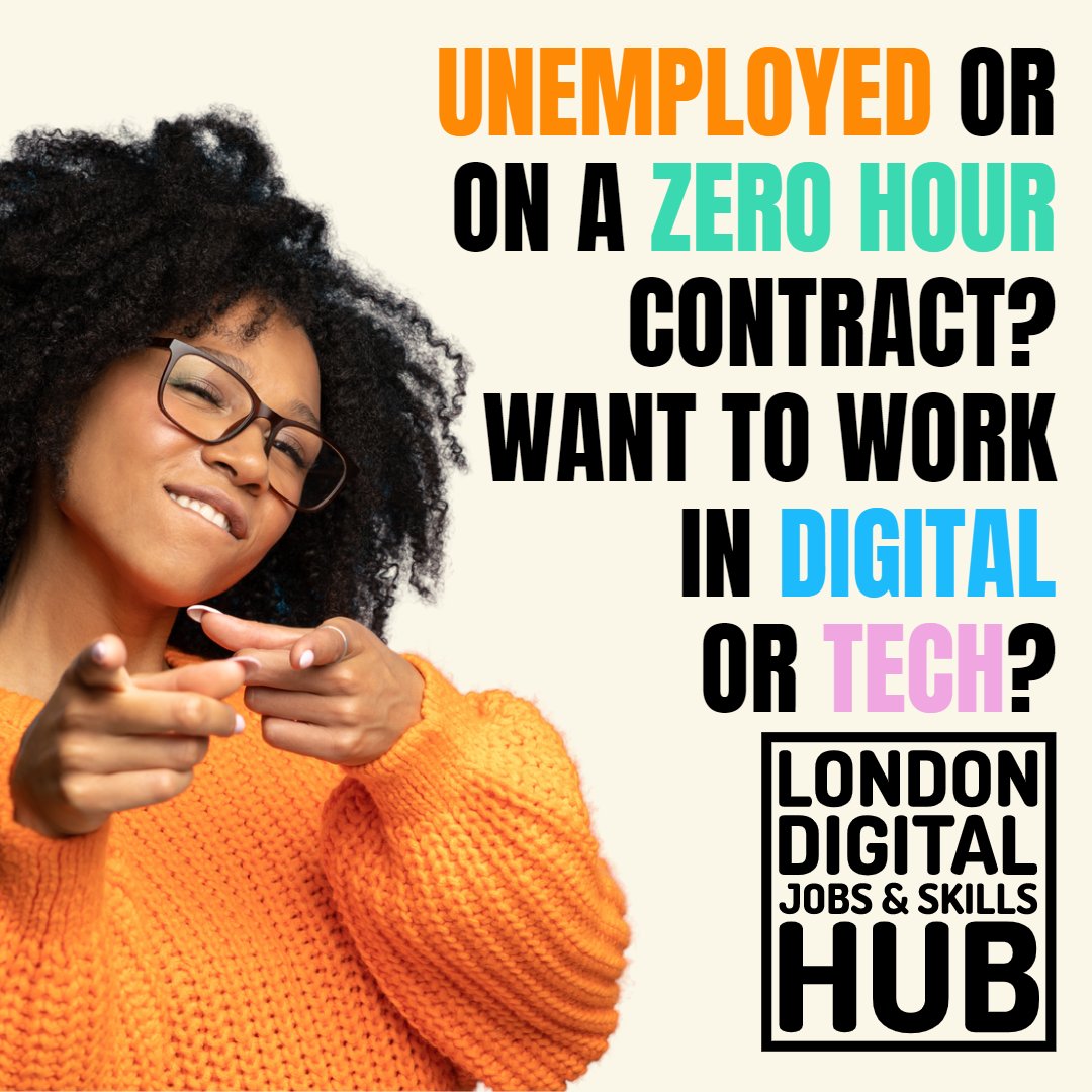 Unemployed and living in London? Do you want to start a new career in Digital/Tech? 👀Follow us and head to hub.careers/home for info on FREE training courses, our upcoming information events, and more! #career #careerchange #tech #techcareer #digital #digitalcareer #free