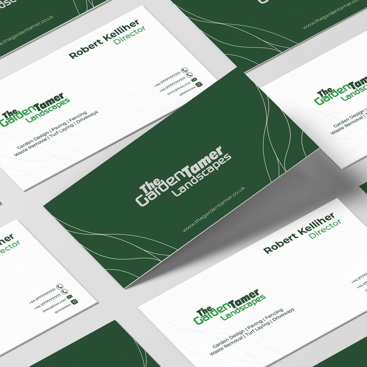Business cards and a new website? 🤯 

There's something about working on new branding for landscapers that's so tranquil. Imagery takes centre stage and no-one knows how to redesign a landscape quite like The Garden Tamer. 

We like seeing pretty #gardens , what can we say 🤷‍♂️