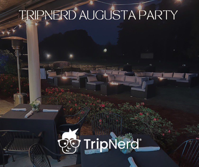 TripNerd's tweet photo. We lit up Augusta in TripNerd blue #tripnerd #exclusive https://t.co/jfMmWCZvuy
