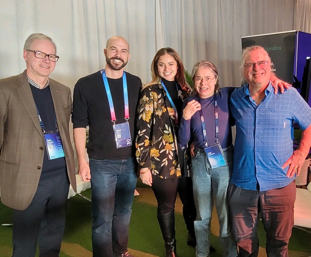 expIorai's tweet photo. Merci à la Semaine numériQC pour les fabuleux 5 jours que nous y avons passés. Cet événement novateur a permis à @expIorai de faire d’incroyables rencontres avec plusieurs professionnels et passionnés de l’industrie numérique. Au plaisir de vous y retrouver l’an prochain! https://t.co/nlimn2wsTT
