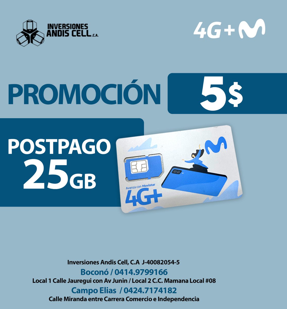 ANDISCELL's tweet image. Super Precios 
Whatsapp 
0414-9799166
de Lunes a Sábado.  Visítanos o Pregunta por Nuestras Formas de Pago y Envíos . ENVIAMOS A TODA VENEZUELA 
#Boconó