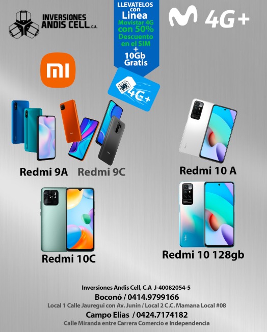 ANDISCELL's tweet image. Super Precios 
Whatsapp 
0414-9799166
de Lunes a Sábado.  Visítanos o Pregunta por Nuestras Formas de Pago y Envíos . ENVIAMOS A TODA VENEZUELA 
#Boconó