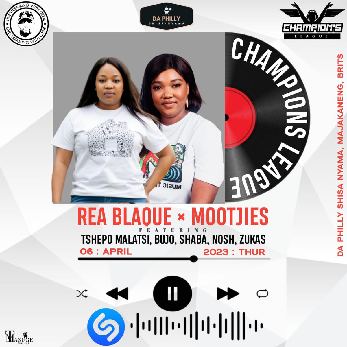 mootjies_'s tweet photo. The long weekend operations:

📍 Thursday, Brits Da Philly Shisanyama 

📍Friday, Mmabatho Mafikeng, NINE

📍 Saturday, Krugersdorp, @remembershe_ https://t.co/kLuRHLRyE5