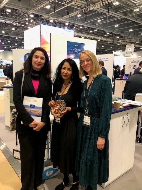 proflangsols's tweet photo. Thanks for visiting us - we had a great time as part of 
DIT's UK pavilion at Bett Global, the world’s leading EdTech show. We look forward to following up on all enquiries this week!
#edtech #Bettglobal #DIT #languagetraining https://t.co/A6HGUBzklA