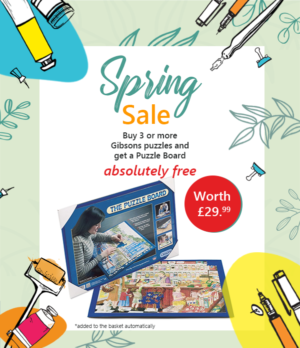 Crafty_Arts's tweet photo. For this week only, if you purchase 3 or more Gibsons puzzles, you will receive a Puzzle Board absolutely free. No need to add a code, this will be automatically added to your basket. This deal is only on for one week, so you better hurry. 🤗 https://t.co/TqpYzFNVSe