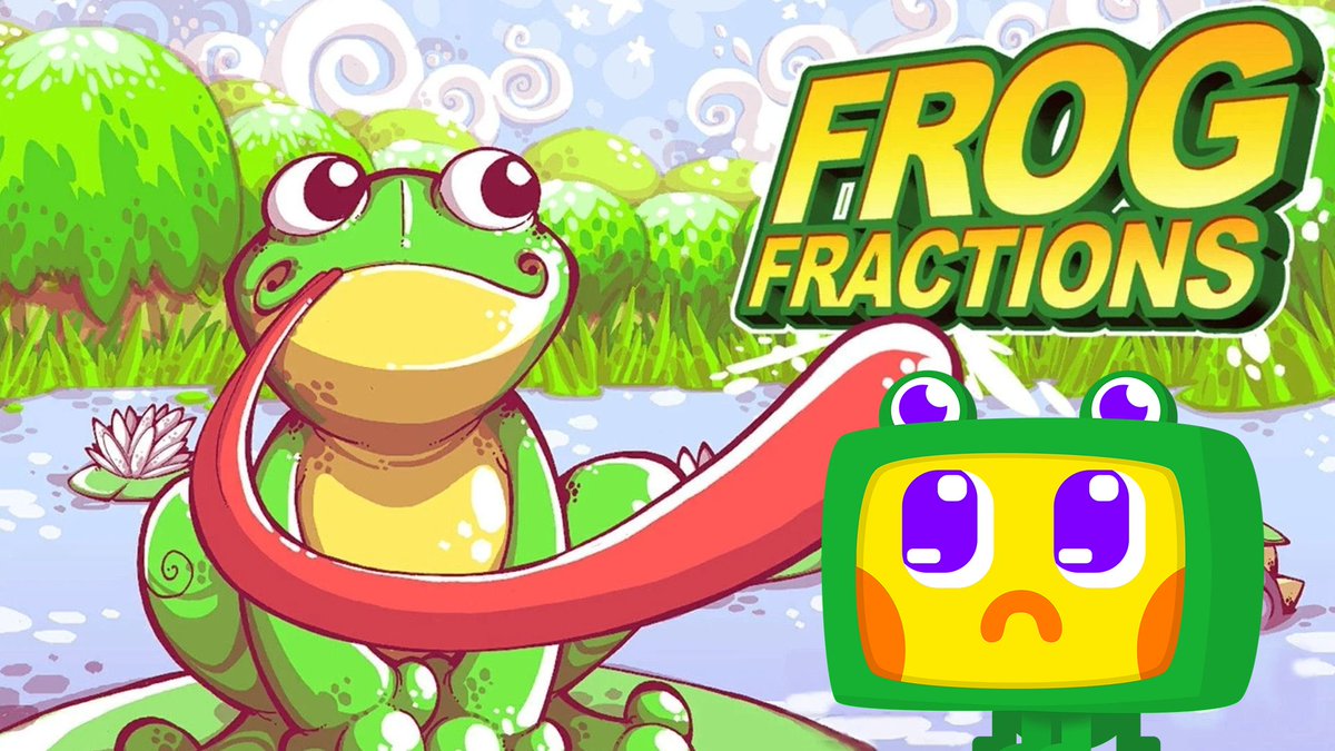 Chuduuuu's tweet photo. 🔴🤖🐸I heard this was a normal game about fractions... https://t.co/cEersaa27M
#vtuber #envtuber #frogfractions https://t.co/w82817lrtY
