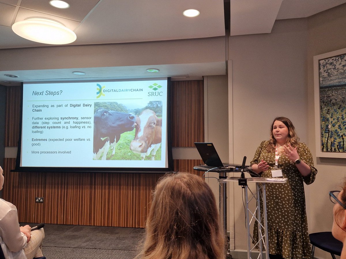 laurashewcar's tweet photo. Although I wasn't presenting @BSAS_org, I was like a proud parent supporting  @hjferg sharing some research we've been working on! The feasibility study will hopefully lead to an automated proxy measure for positive welfare in cows 🐄🐄🐄 https://t.co/FNGh1Bh6PW
