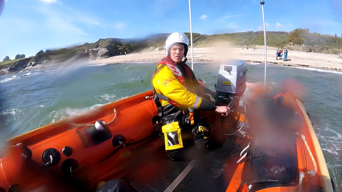 Fowey_RNLI's tweet photo. On April 3 our volunteer crew launched their D class lifeboat to rescue 3 people and a dog cut off by the tide. Always carry a means of calling for help and if you see someone in danger, call 999 &amp; ask for #coastguard. Full details https://t.co/lRw0i8SeI0
#fowey @RNLI  #lifeboats https://t.co/csROuheTZf