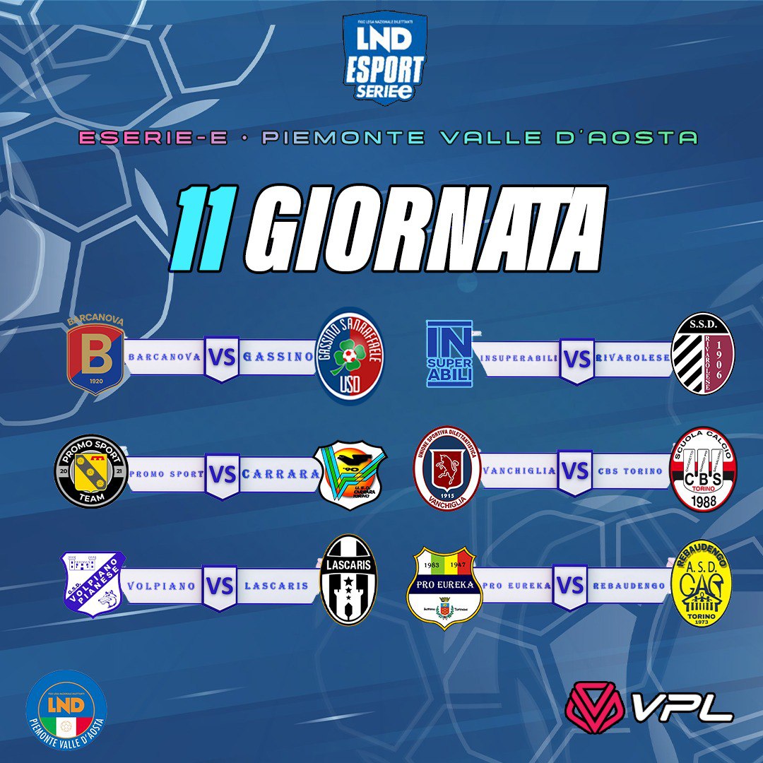 Undicesima giornata di Campionato Regionale Lnd eSports 🎮⚽

#WeAreBarcanova #usdbarcanova #calcio #fifa23 #sport #ilovethisgame #equalgame #fifa #playstation4 #esports #lnd 

@lndpiemontevda @legadilettanti_esport @playstation @easportsfifa