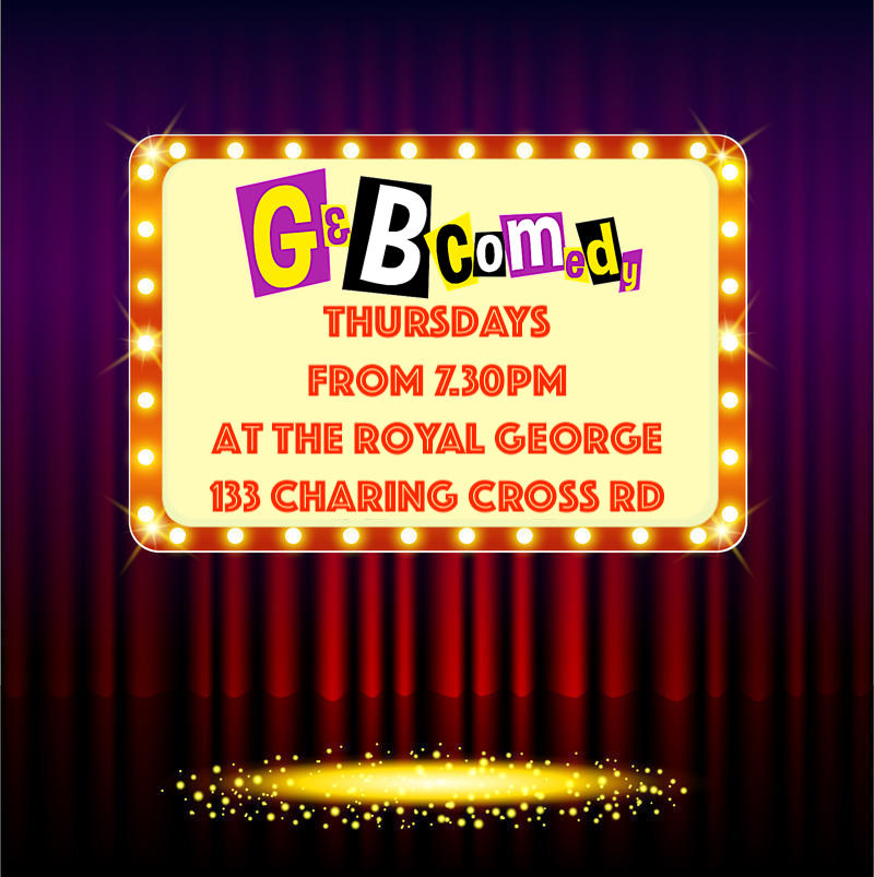 GABcomedy's tweet photo. Every Thursday, downstairs at @royalgeorgesoho opposite Centre Point, G&amp;B has different line-ups of comics and two guest headliners. 
Shows start 7.30pm.
#comedy #standup #Standupcomedy #SohoComedy #thursdayComedy #ComedyClub #SohoComedyClub https://t.co/JAZdjydC7R