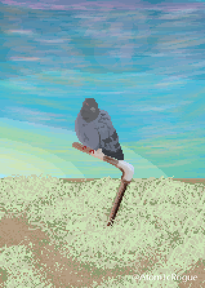 Atom1cRogue's tweet photo. Pigeon On A Pipe #pixelart #pixelartist #pixelartwork #aseprite https://t.co/ejGb9mabSE