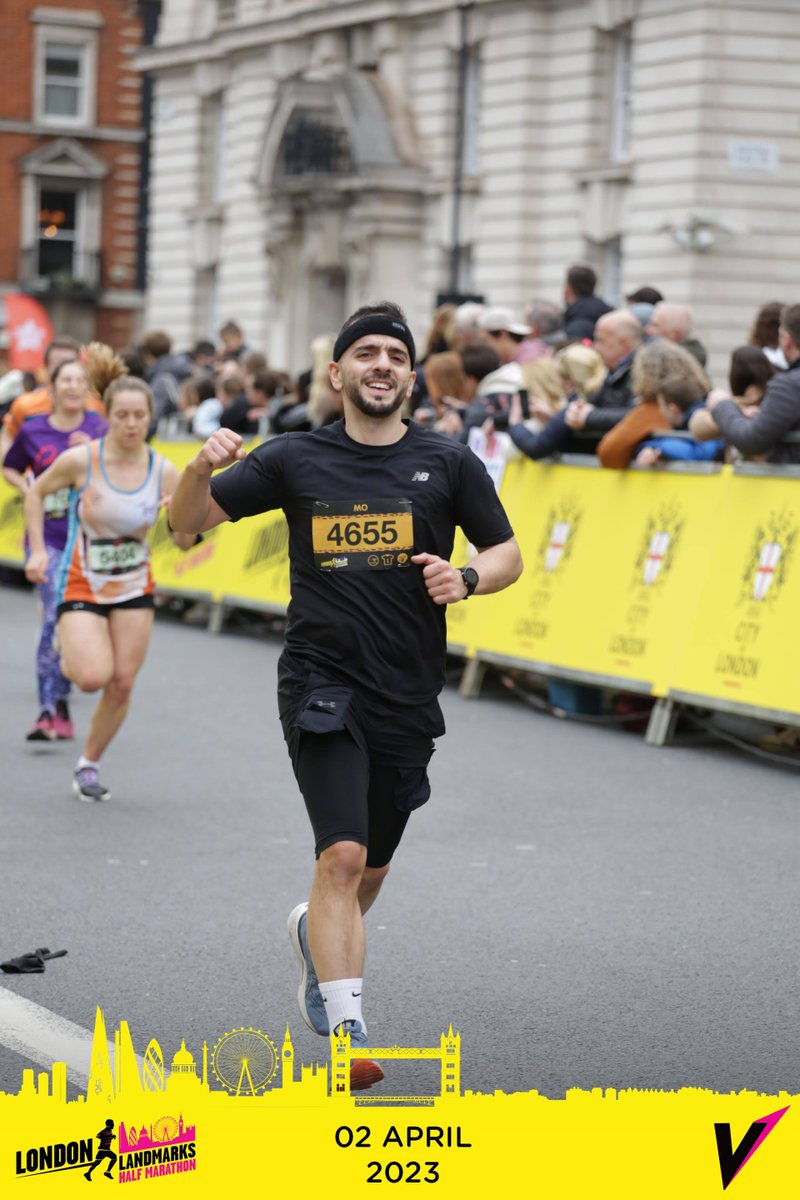 Challenge 1 of 2 done 😊

<a href="/LLHalf/">London Landmarks Half Marathon</a> whilst fasting .. that's 21K or 13 Miles. 

Next up is 10K <a href="/ToughMudder/">Tough Mudder</a> again while fasting. 

All proceeds go to helping rebuild the lives of those impacted by #TurkeyEarthquake  and #Syria  #Earthquake 

justgiving.com/fundraising/ra…