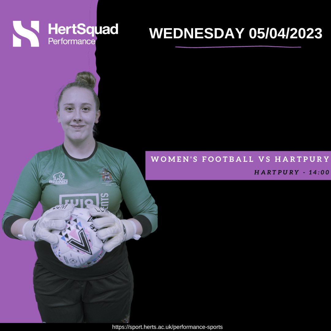 hertsquadperformance (@hertsquadperf) on Twitter photo π| Our <a href="/BUCSsport/">BUCS</a> fixtures for Wednesday 5th April!
BIG game for our Women's Football programme as they head to Hartpury to compete for a place in the Women's Premier next season! π€
#GoHerts π| Our <a href="/BUCSsport/">BUCS</a> fixtures for Wednesday 5th April!
BIG game for our Women's Football programme as they head to Hartpury to compete for a place in the Women's Premier next season! π€
#GoHerts