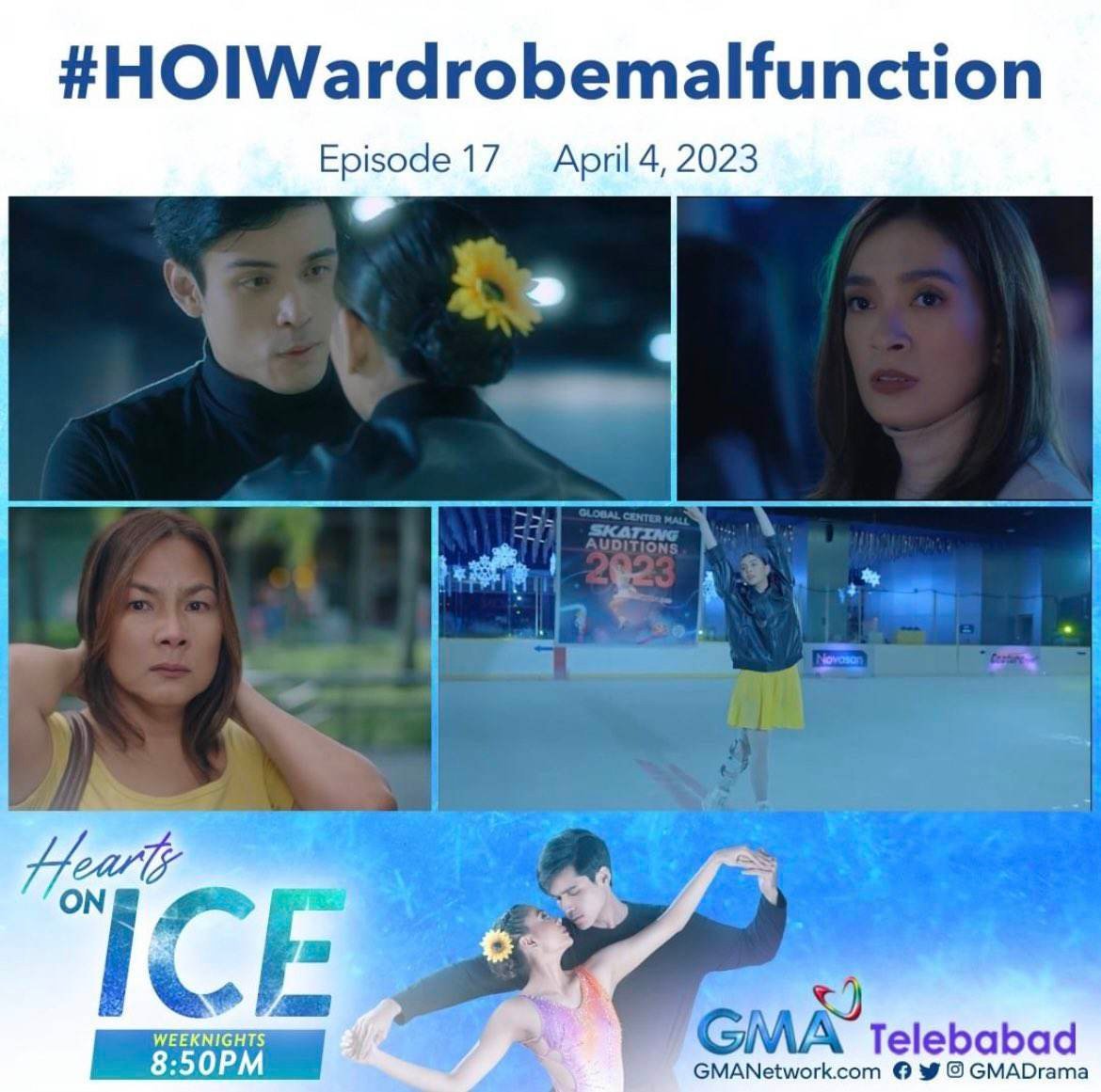 Xian Lim as Enzo
Asleigh Ortega as Ponggay
#GMATelebabad series #HeartsOnIce 
Will Ponggay be able to finish her Ice Figure Skating routine

#HOIWardrobemalfunction