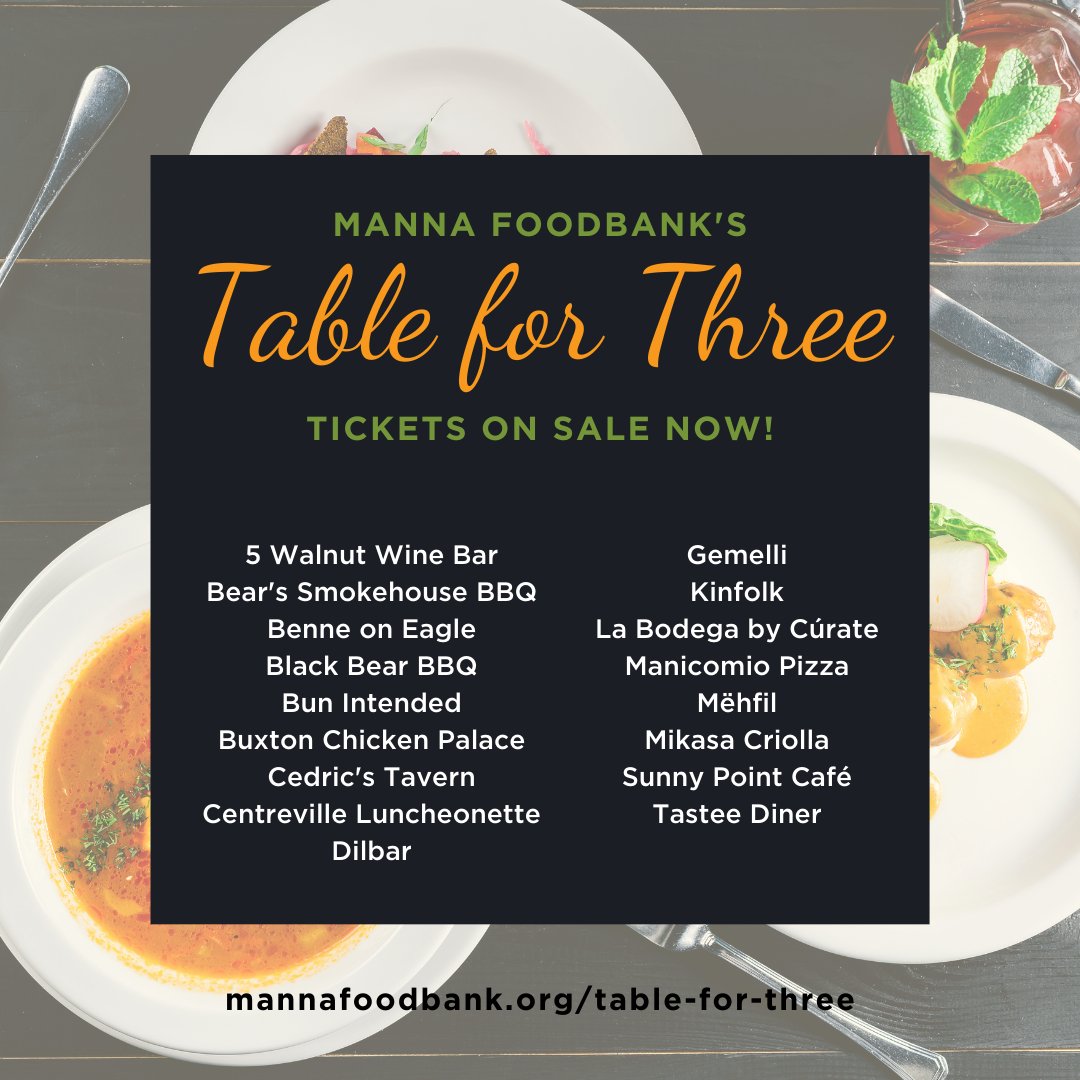 MANNAFoodBank's tweet photo. We're excited to welcome 1️⃣7️⃣ new Restaurant Partners into the Table for Three family!

Find out more: https://t.co/gq9OLtG2cc.

#foodislove #mannawnc #tableforthree #raffle #wnc #feedingwnc https://t.co/EcrFLOrvLL