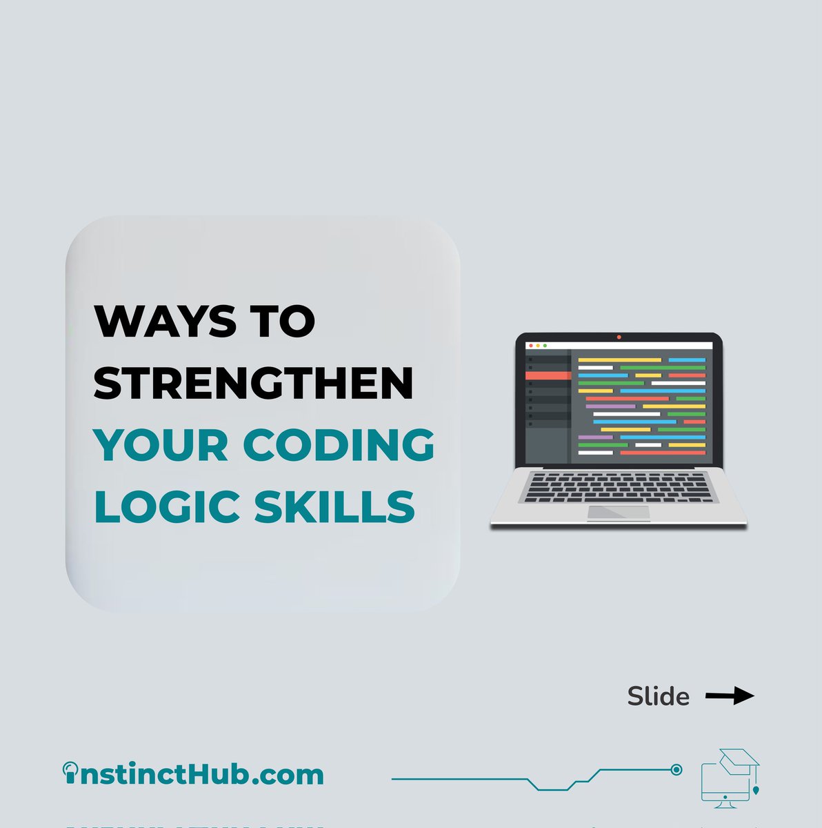 InstinctHub's tweet image. Coding is all about logical thinking. Want to improve your logic skills and become a better coder? Look no further than our latest post!
.
.
.
.
.
.
#CodingSkills #ProgrammingLogic #TechTips #DeveloperSkills #LearnToCode #CodeNewbie #CodeBetter #ProgrammingJourney #TechEducation
