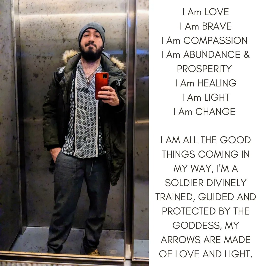 ElhoimLeafar's tweet photo. I accept and recognize w/ love and pride my part in a bigger plan of the Goddess's creation.
I embrace and celebrate proudly her presence in my life and in all my surroundings under all her names, colors, and shapes.
#warriorgoddess #mothergoddess #goddesswarrior #goddessmother https://t.co/agAY0shODi
